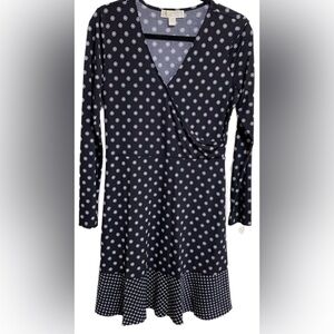 Michael Kors long sleeve geometric dress